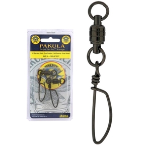 Ball Bearing Coastlock Snap Swivels #9 200kg 2-Pk