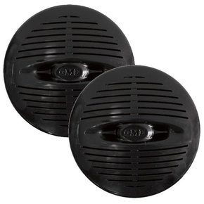 Marine Speakers w/LED 6.5" 200w - Black (pair)