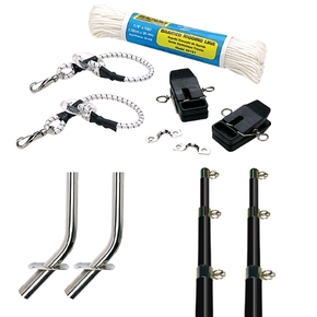 15' Telescopic Outrigger Set Light Duty Blanks