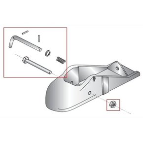 Trailer Coupling Lockpin Set 