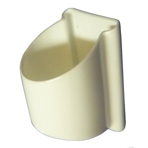 Side Mount Drinkholder - White