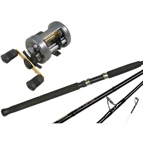 Corvalus 400 Baitcast Star Drag Reel with Eclipse Rod 4-8kg 6'