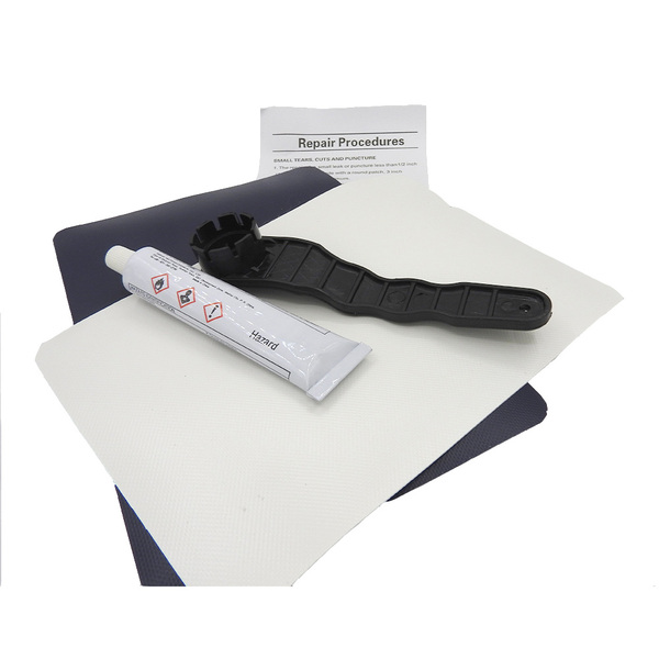 Inflatable Boat & Sup Repair Kit Pvc - W/Valve Tool (Navy/White) 