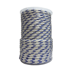 Precut 8mm x 50m Yacht Racing Braid - Blue/Black Fleck