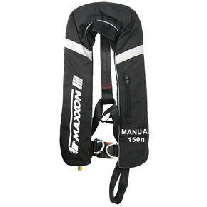 Manual 150N Inflatable Lifejacket w/Harness