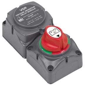 Surface Mount Dual Battery Selector Switch w/DVSR (4-Position Switch)