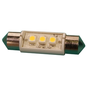 12V Warm White Festoon Bulb 10x42mm - 49lm