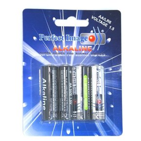 AA Batteries - Alkaline - 4 Pack