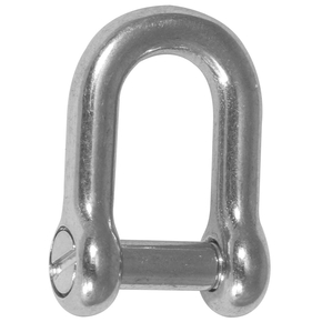 SS Dee Shackle Countersunk Pin 6mm - 1700kg BS