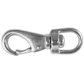 316 Grade SS Snap Hook 10mm Swivel Eye - 85mmL