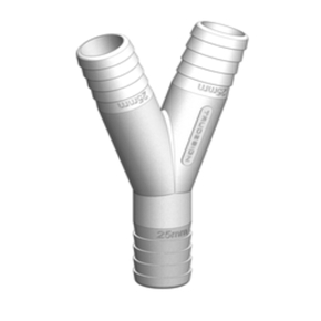 3 Way Y Connector Hose Tail 25-25-25mm