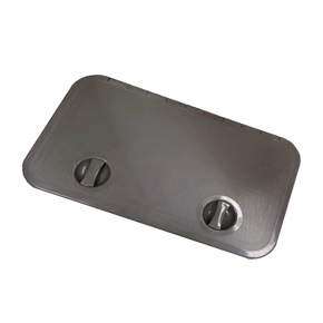 AES Plastic Dark Grey 2 Latch Access Hatch 595X355mm 