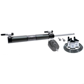 Hydraulic Outboard Steering Kit to 300HP, Side Mt Cylinder (15m hose)