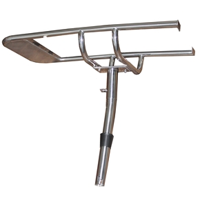 SS BBQ Barbeque Cradle Bracket With Angled Rodholder