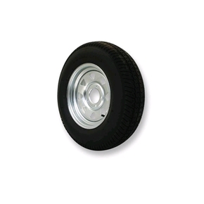 Galvanised 4-Stud Trailer Wheel Rim 12" w/6-Ply Tyre 
