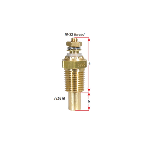 Instrument Water Temp Sender Only - 3/8''