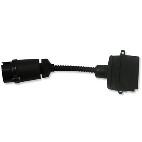 Car 7-Pin Round To Flat Trailer Adaptor Connector