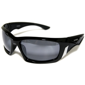 Sunsport Polarised Sunglasses - Black with Smoke Lens