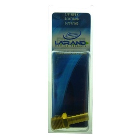 Brass Fuel Fitting Tail 8mm 1/4" bsp