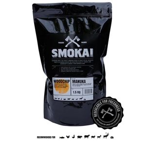 3-6mm Manuka Smoker Chips (Resealable Bag) 1.5kg