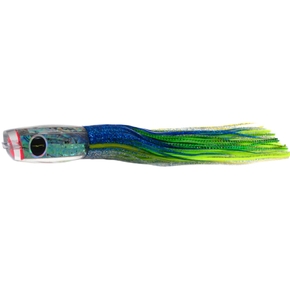 1656 Angled Game Fishing Lure-14" Blue / Green Chartreuse