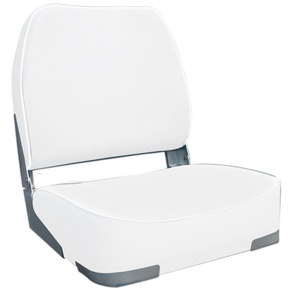 Fishermans Folding Seat White Low Back