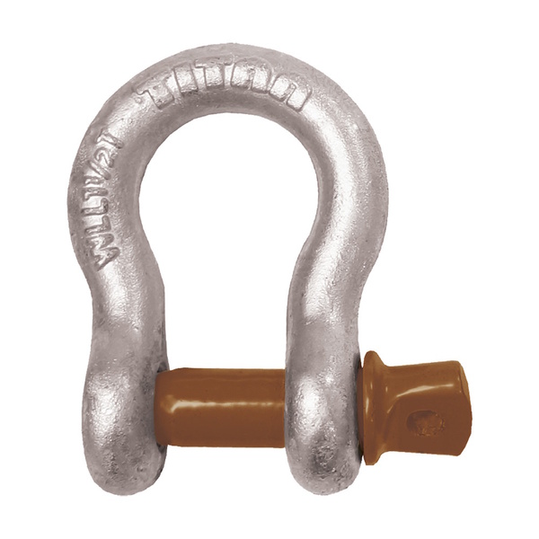 Hi Tensile Tested Galvanised Bow Shackle 10Mm W/11Mm Pin 