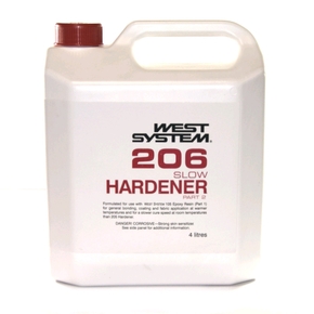Z206 Epoxy Resin Slow Hardener  (Part B) - 4 litre (5:1)