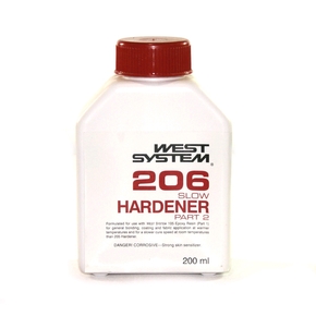 Z206 Epoxy Resin Slow Hardener  (Part B) - 200mls (5:1) 