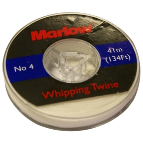 Marlow No. 4 (Medium) White Whipping Twine / 41m Spool