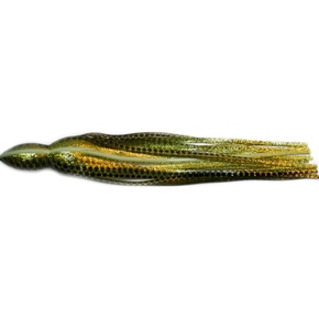 Replacement Game Lure Skirt - 12" - Gold Dot