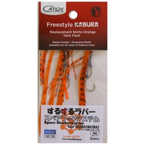 Freestyle Kabura Jig Assist Rig Orange 2-Pk