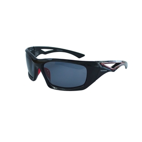Aernos Polarised Boating / Fishing Sunglasses - Black with Smoke Lens