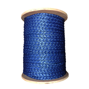8 Strand 8 Plait Nylon Anchor Rope 12mm (per metre) Black 