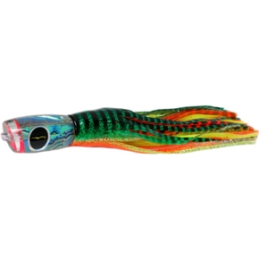 1656 Angle Mini Game Lure 10" Green Orange Tiger / Orange Yellow Tiger