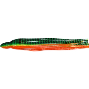 Replacement Game Lure Skirt - 12" - Green-Orange Tiger