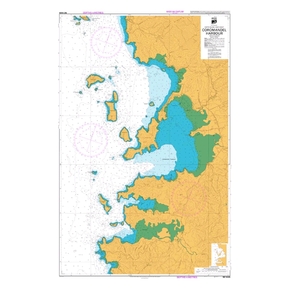 NZ5328 Hydrographic Nautical Chart Coromandel Hbr (w/plastic zip wallet)