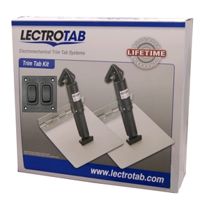 12v Trim Tab Set (9"x12" Plates) w/ Rocker Switch