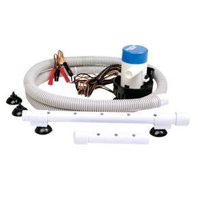 12v 360gph Livewell Bait Tank/Ice Box Aerator Pump Kit - Portable