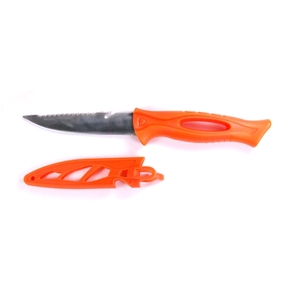 Bait Knife with Sheath - Orange