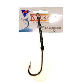 Single Hook Game Stiffy Rig - 7/0