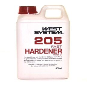 Z205 Epoxy Resin Fast Hardener  (Part B) - 800mls (5:1) 