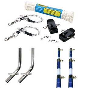 15' Telescopic Outrigger Set Light Duty Blanks