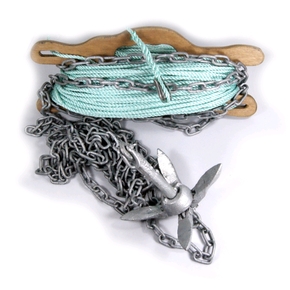 Complete Kayak Anchor Kit - 0.7KG GRAPNEL