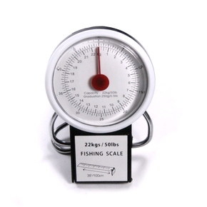 22kg Dial Face Fishing Scale with 1m Measuring tape