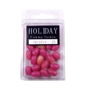 Soft Pink Lumo Beads 10x14mm 25-Pk