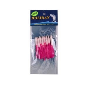 Needle Lure Skirt - 6.5cm - Pink/Lumo - 5 Pack