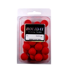 Float Ball - Red - 20mm - 25 pack