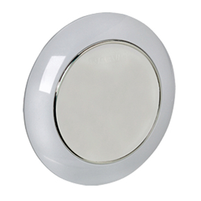 Low Profile 75mm Surface Mt LED Dome Light 12v - White