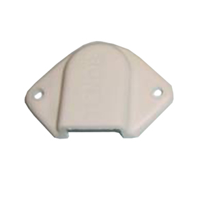 White Cable Outlet Cover 48x32mm